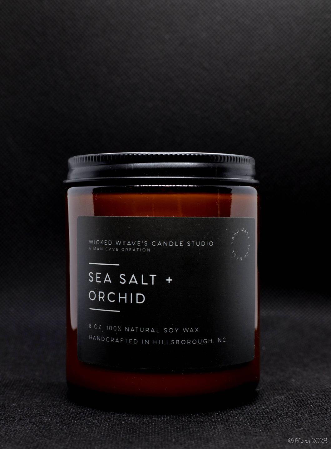 Sea Salt & Orchid Soy Wax Candle (4 Size Options)