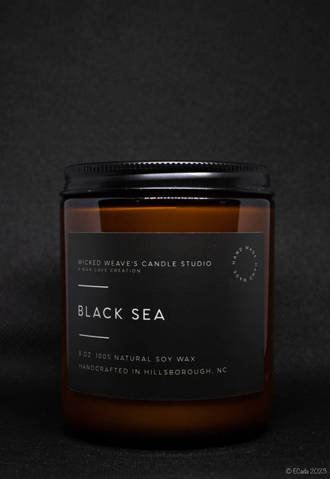 Black Sea Soy Wax Candle (4 Size Options)