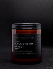 Load image into Gallery viewer, Black Cherry Merlot Soy Wax Candle (2 Size Options)