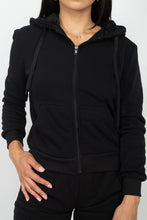 Load image into Gallery viewer, 2BFREE FLEECE ZIP UP FUR TRIM HOOD SWEATSUIT