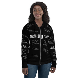 Unisex Walk BY Faith Bomber Jacket