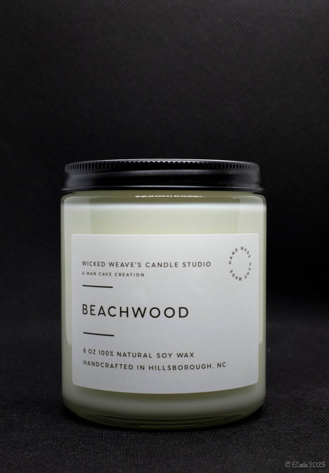 Beachwood Soy Wax Candle (4 Size Options)