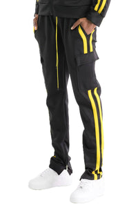 Two Stripe Cargo Pocket Track Pant Jogger