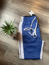 Load image into Gallery viewer, Men Color Block Slim Fit Track Pants
