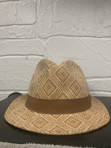 Old navy brown straw hat